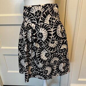 Black and White Wrap Skirt by CK Bradley- never worn